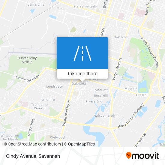 Cindy Avenue map