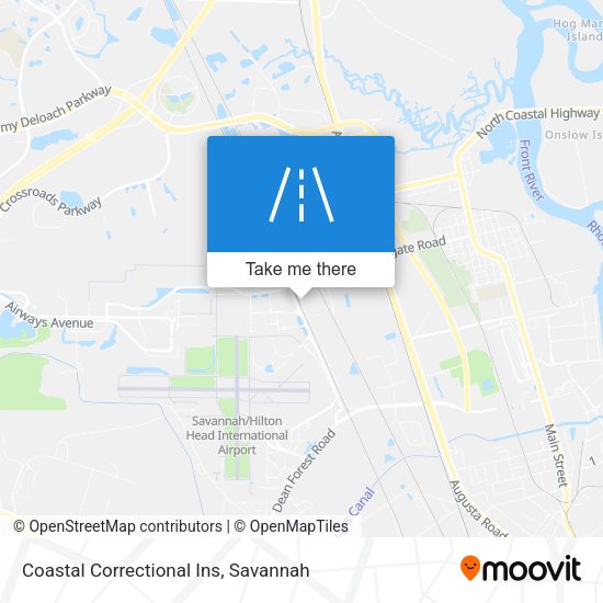 Mapa de Coastal Correctional Ins