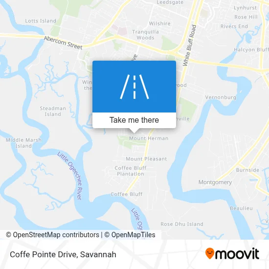Coffe Pointe Drive map