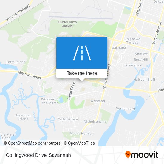 Mapa de Collingwood Drive