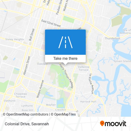 Mapa de Colonial Drive