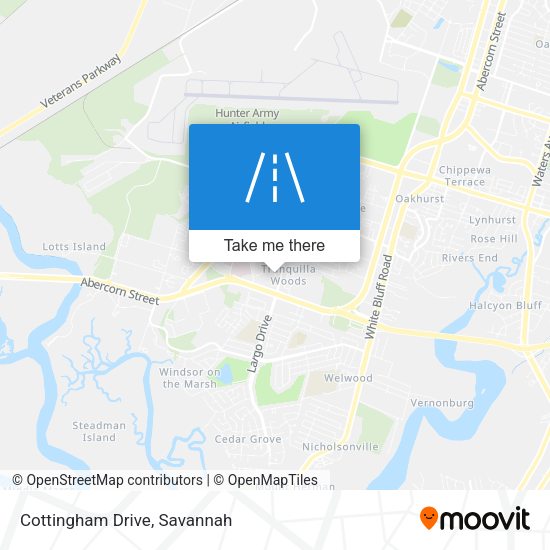 Mapa de Cottingham Drive