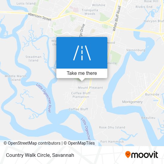 Mapa de Country Walk Circle