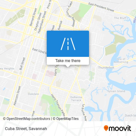 Mapa de Cuba Street