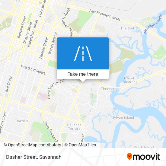 Mapa de Dasher Street