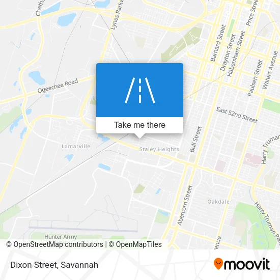 Dixon Street map