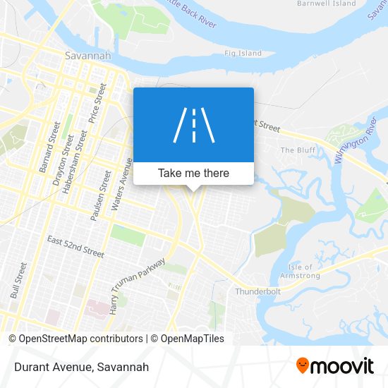 Mapa de Durant Avenue