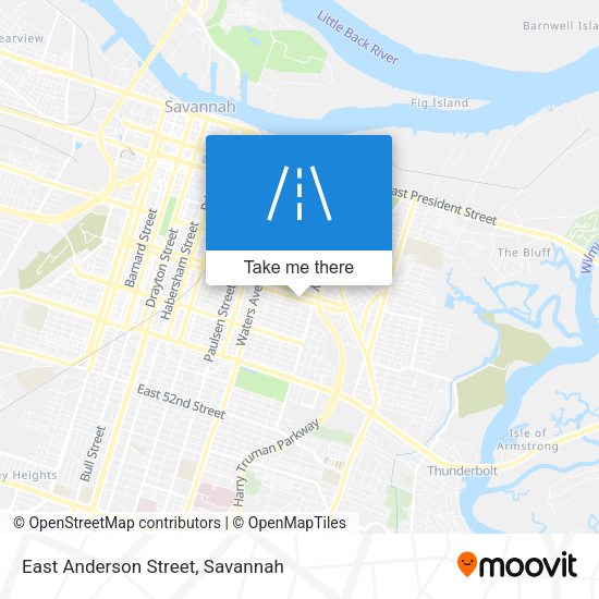 East Anderson Street map