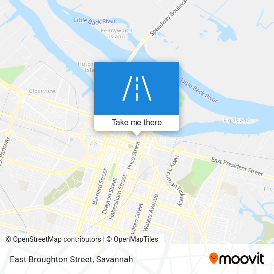 East Broughton Street map