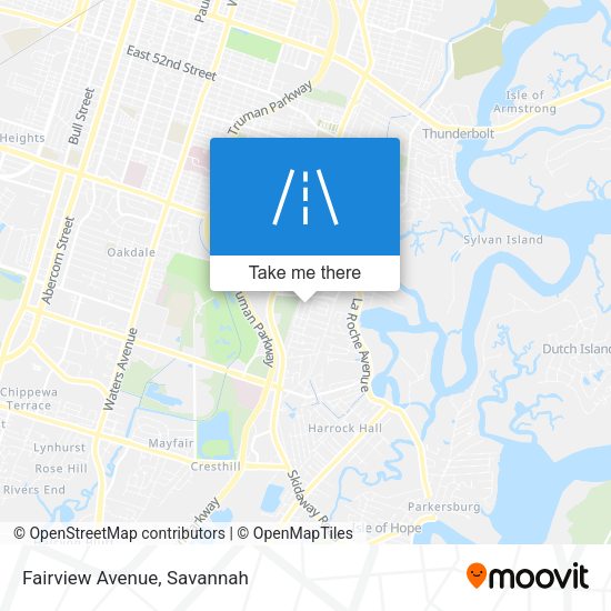 Fairview Avenue map