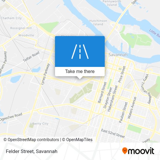 Mapa de Felder Street