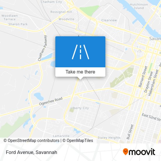 Mapa de Ford Avenue