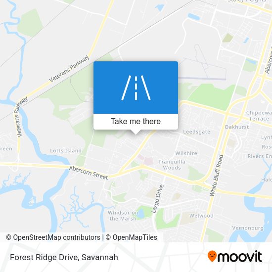 Forest Ridge Drive map