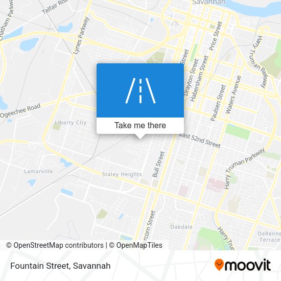 Mapa de Fountain Street