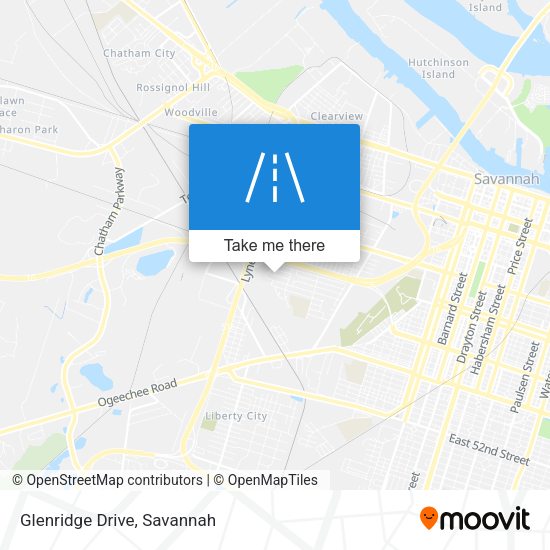 Mapa de Glenridge Drive