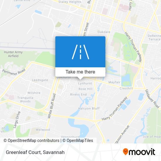 Mapa de Greenleaf Court