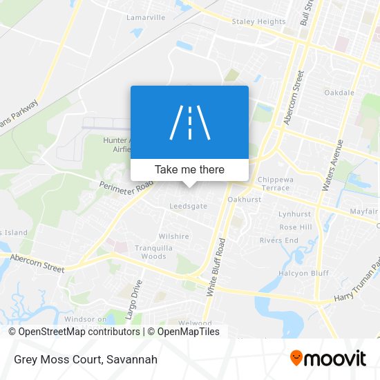 Mapa de Grey Moss Court