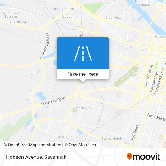 Mapa de Hobson Avenue