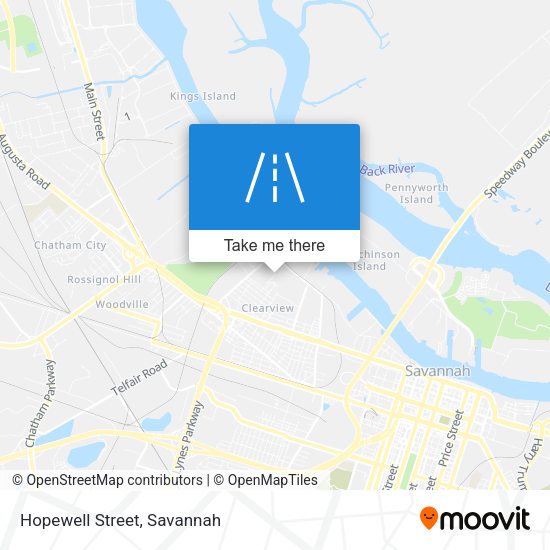 Mapa de Hopewell Street