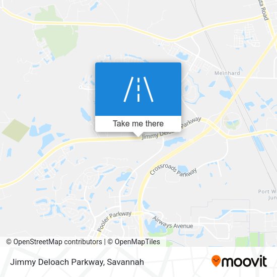 Jimmy Deloach Parkway map