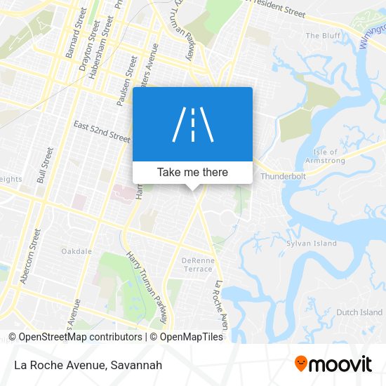 Mapa de La Roche Avenue