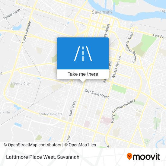 Lattimore Place West map