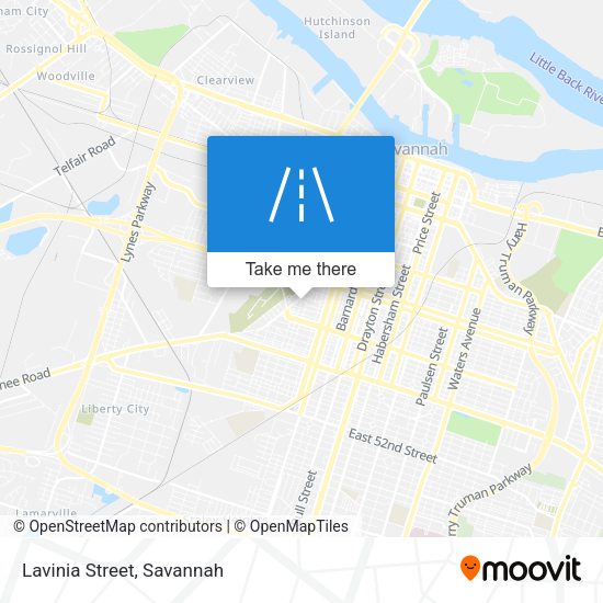Mapa de Lavinia Street