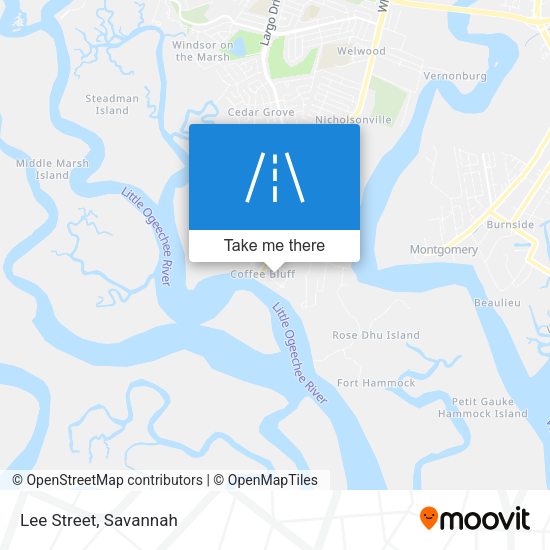 Mapa de Lee Street