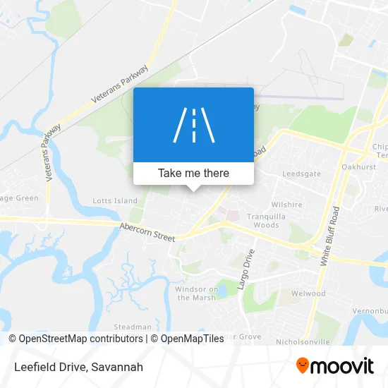 Leefield Drive map