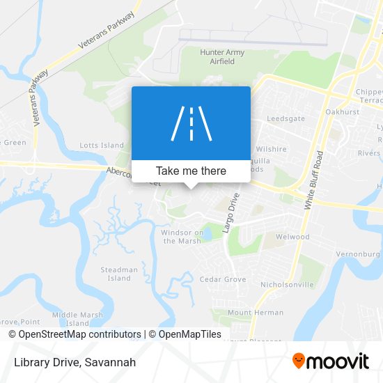 Library Drive map