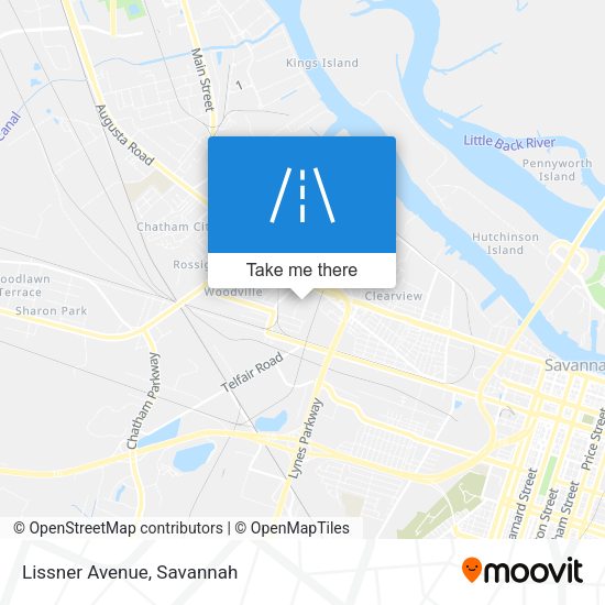 Mapa de Lissner Avenue