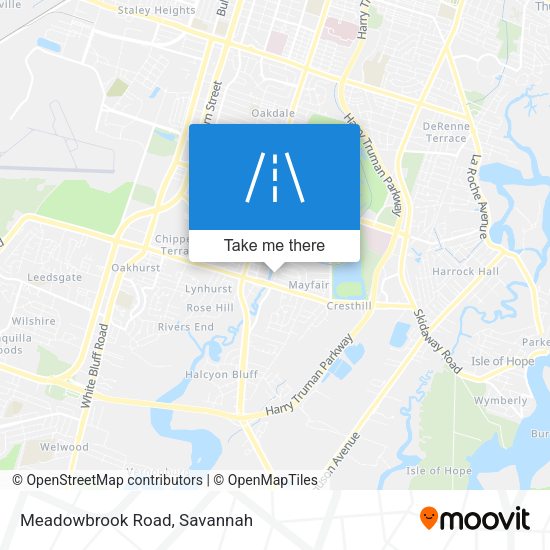 Mapa de Meadowbrook Road