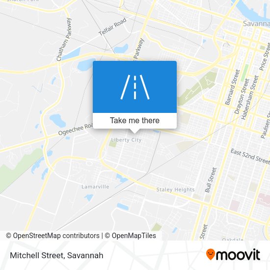 Mapa de Mitchell Street