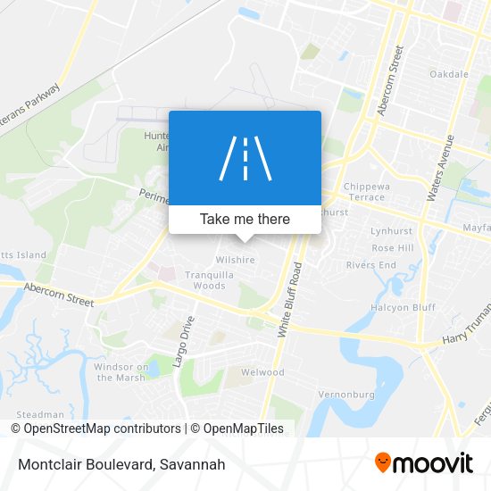Mapa de Montclair Boulevard