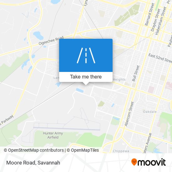 Mapa de Moore Road