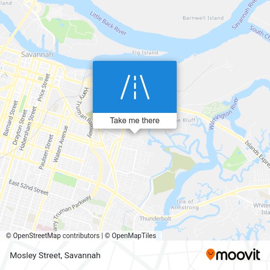 Mosley Street map