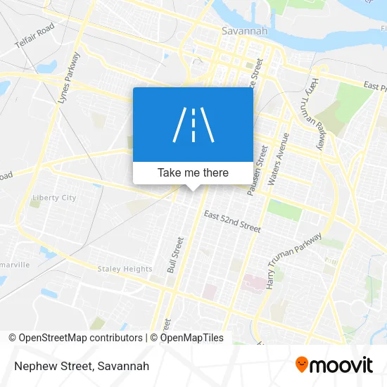 Mapa de Nephew Street
