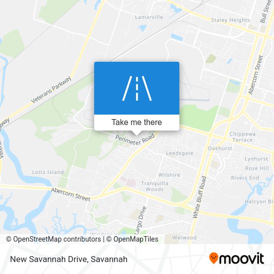 Mapa de New Savannah Drive