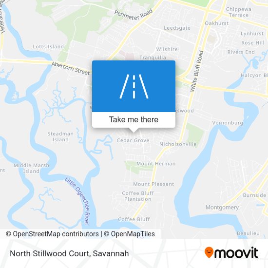 North Stillwood Court map