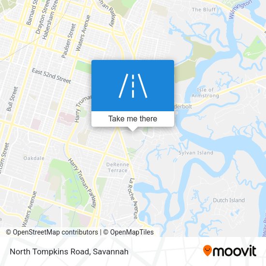 Mapa de North Tompkins Road