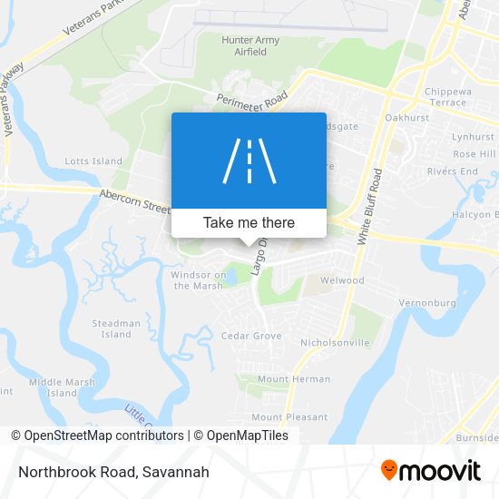 Mapa de Northbrook Road