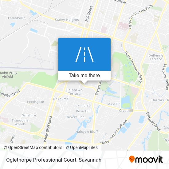 Mapa de Oglethorpe Professional Court