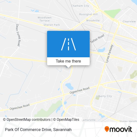 Park Of Commerce Drive map