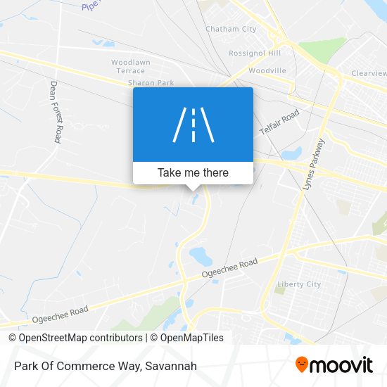 Mapa de Park Of Commerce Way