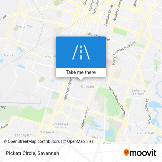 Mapa de Pickett Circle