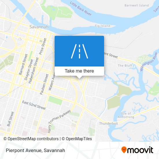 Mapa de Pierpont Avenue