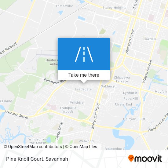 Mapa de Pine Knoll Court