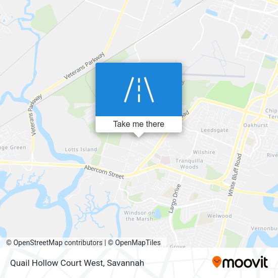 Mapa de Quail Hollow Court West