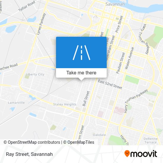 Ray Street map