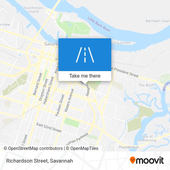 Richardson Street map